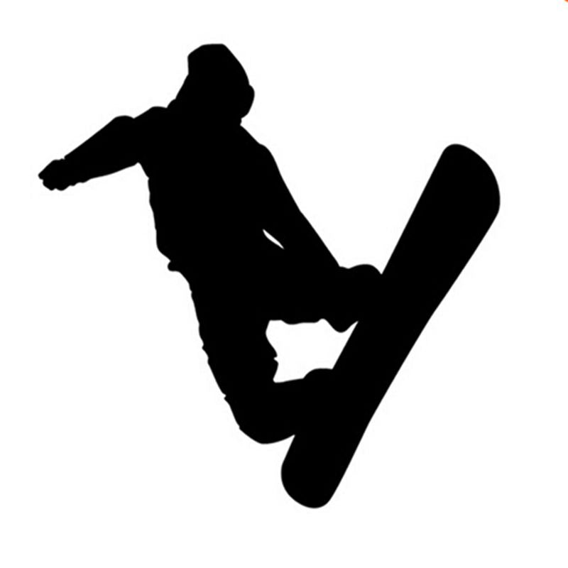 Great Figure Skating Snowboard Snow Board Sports Reflective Vinyl Decal Sticker For Car Truck Window Bumper Stickers