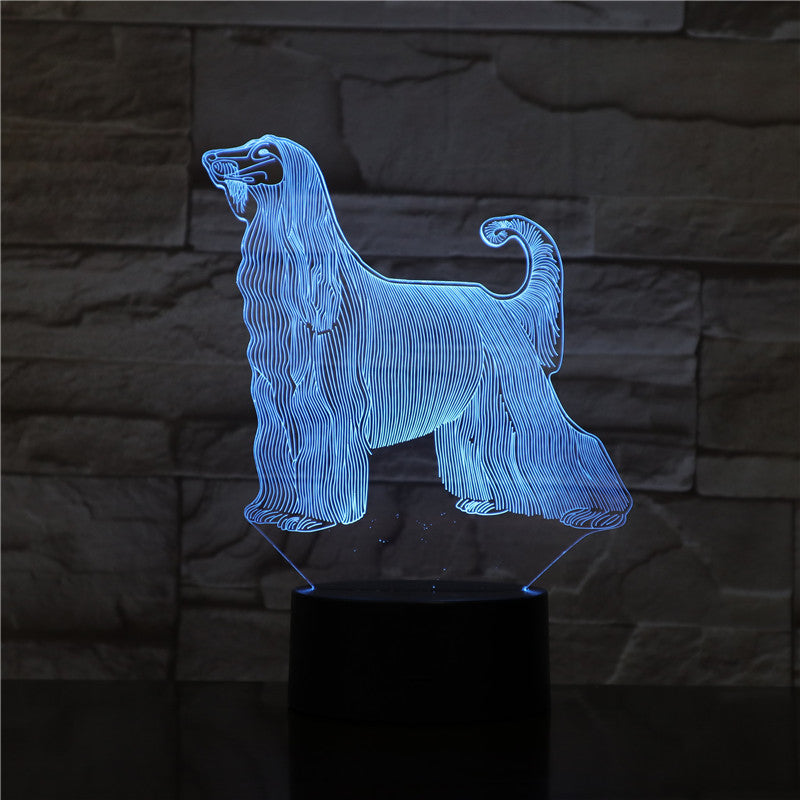 Dog Night Light for Babies 3D LED Nightlight Touch Sensor Neon Blank Acrylic Desk Lamp Baby Gifts with APP Control Dropshipping