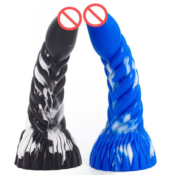 Liquid Silicone Dildos OX Horn Dongs Realistic Dildo Large Masturbator Massager Vagina For Women Adult Toys Fake Cock