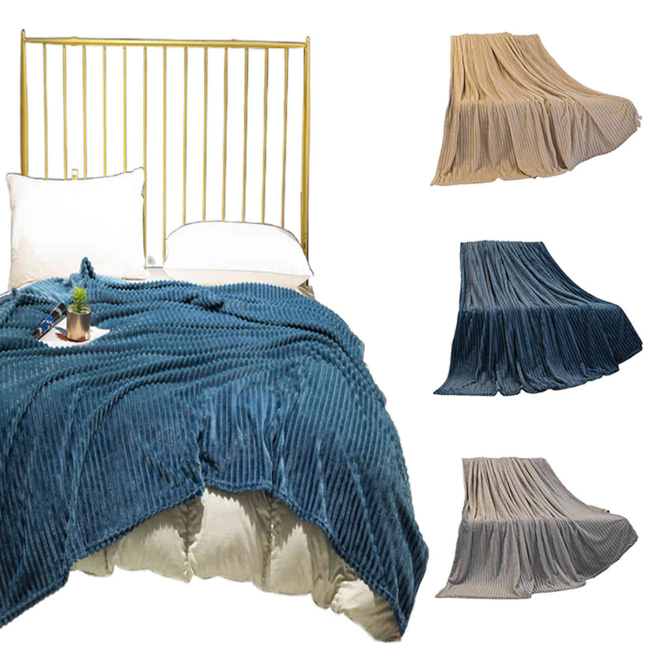 comfortable Throw Blanket for Sofa Soft Coral Fleece Blanket for Living Room Lightweight Microfiber Throw Blanket All Seasons