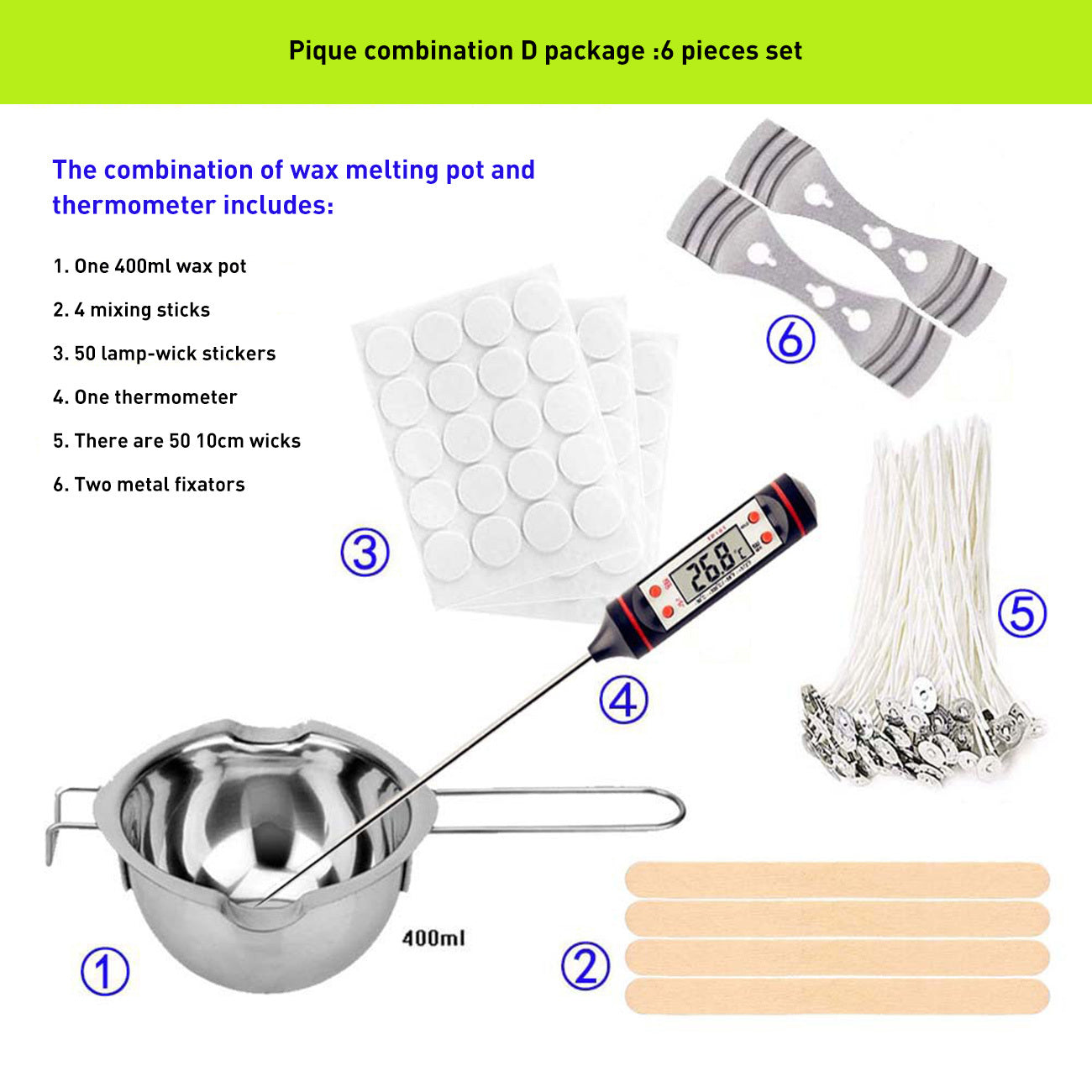 Diy scented candle making kit set Suitable for DIY Christmas, wedding, party candles, scented candles and festive decorations