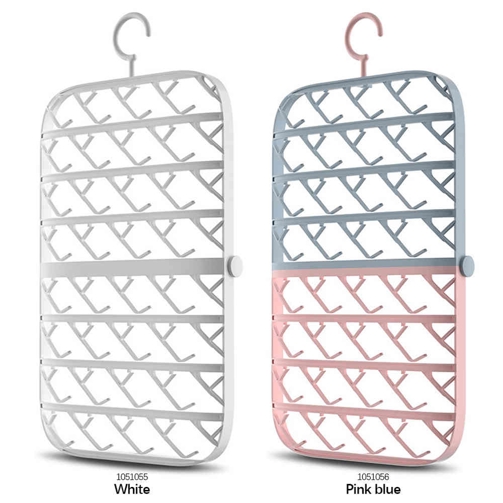 Clothes Drying Rack Socks Drying Basket Folding Clothing Hanging Dryer Rack Hanging Laundry Rack For Student House Families