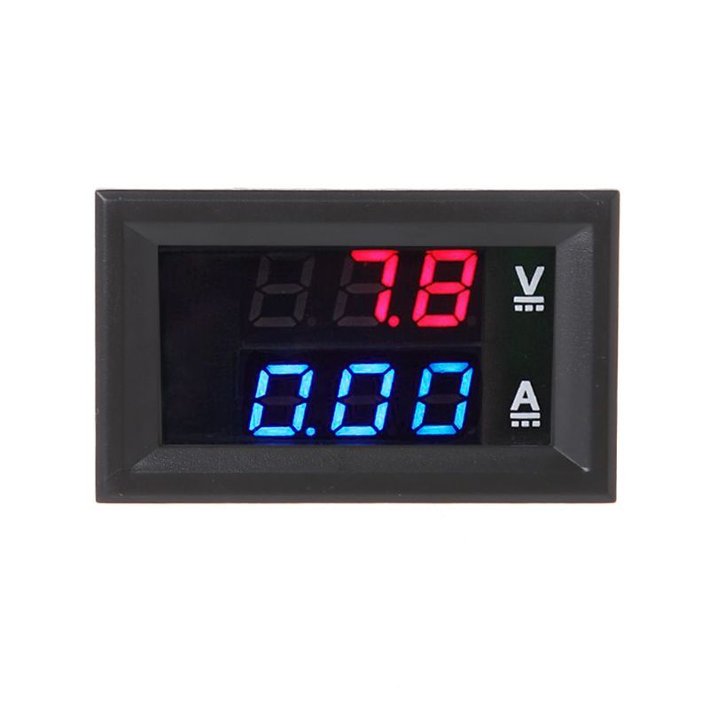 1 Pc Dc 0-100V-50A Red Digital Voltaire Amperemeter Led Dual Display Voltage Current Indicator Monitor Detector