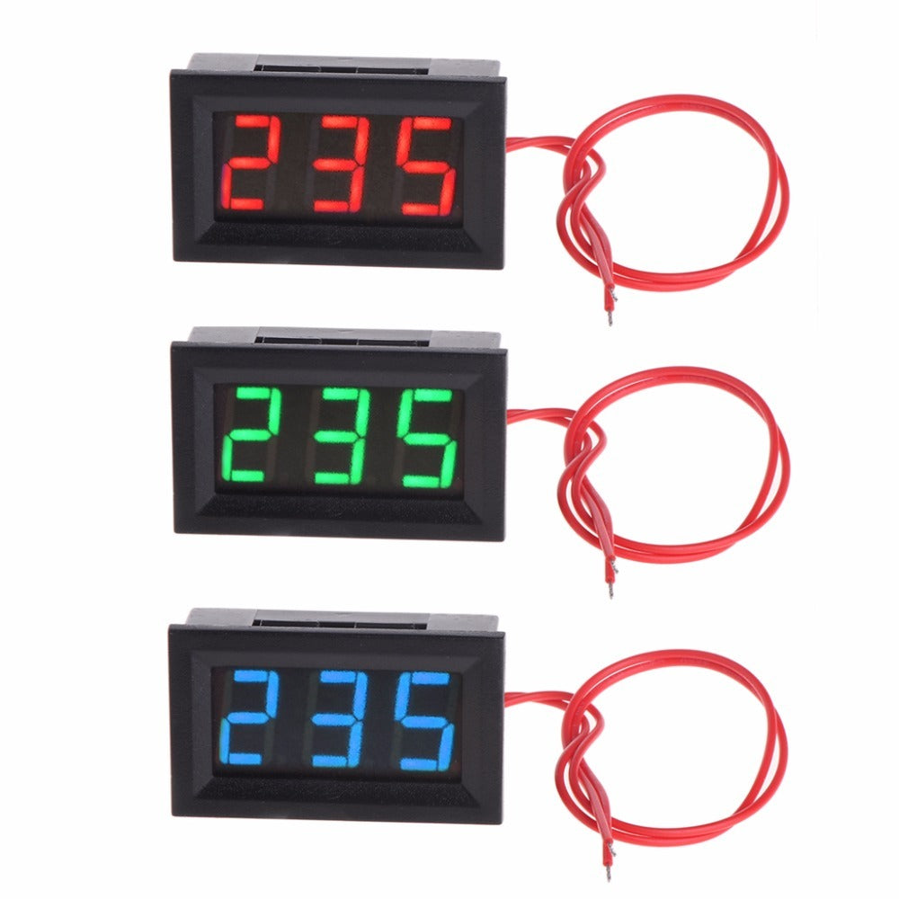 2 Wire 0.56 &quot;Ac 30 V-500 V Led Digital Voltage Meter Monitor Tester For 110V 220V 380V Tester Tool