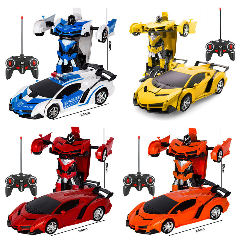 Boy toy transform remote control car robot electronics