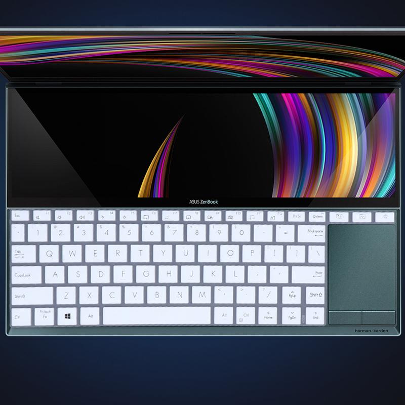 Keyboard Covers For Asus ZenBook Duo UX481 FL FN UX481FL UX481F Ux481fn 14 Inch Laptop UX4000F 2021 Silicone Cover Skin Protector
