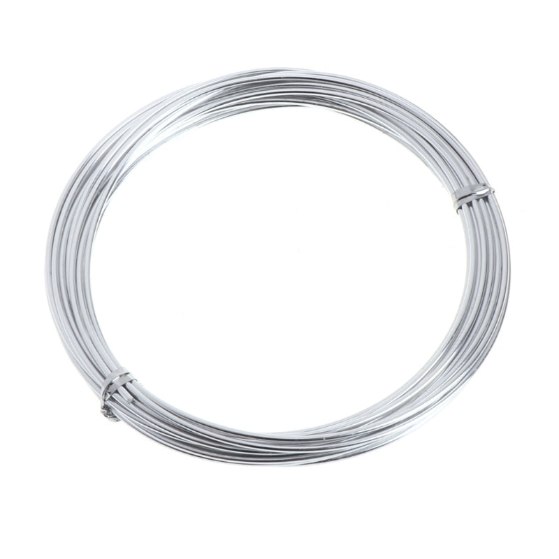 Craft Flower Emissor Aluminium Wire Jewellery Earthwork Silver 5 M Long 1 Mm 1.5 Mm 2 mm