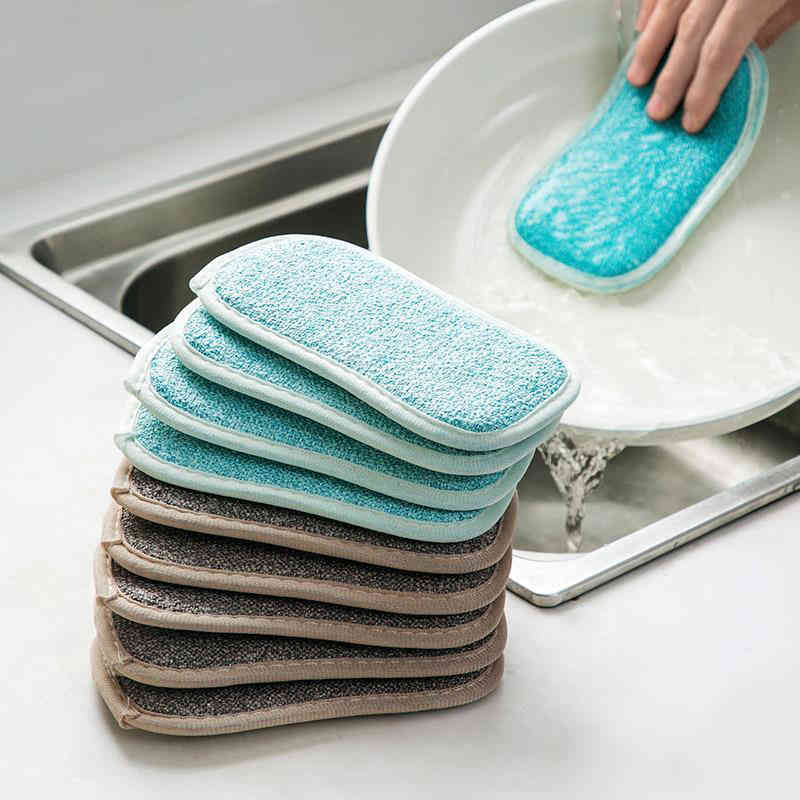 Cleaning Brush Kitchen Accessories Dish Cloth Household Kitchenware Brushes Anti Grease Wiping Rags Anti Oil Towel Tools