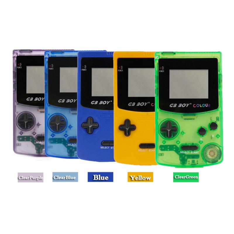 Portable Game Players 66 Built-in Games For GB Boy Colour Color Handheld Player 2.7&quot; Classic Console Consoles With Backlit