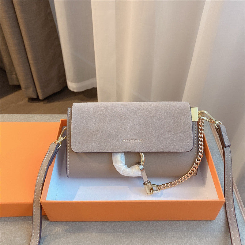 Women Shoulder Straddle Handbag Mobile Phone Cosmetic Bag Superior Quality Nubuck Leather Girl&#039;s Candy Bags