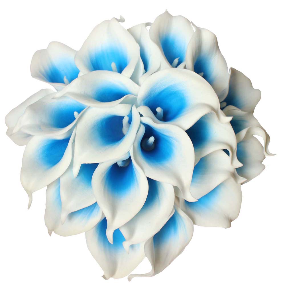 10pcs Calla Artificial Flowers Fake Callalily Wedding Bouquet Home Table Centerpieces Decoration Party Callas Lily in Vase