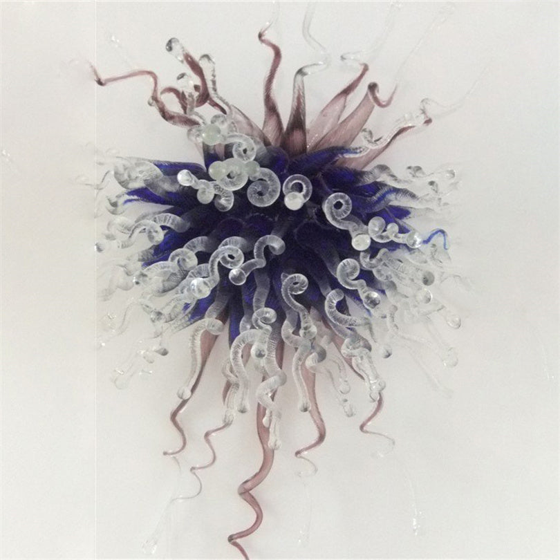 Modern Antique Lamp Interior Lighting Wall Decoration Light Purple Colored Hanging Murano Glass Arts Lights Lamps Handmade Wedding Decorative 16 By