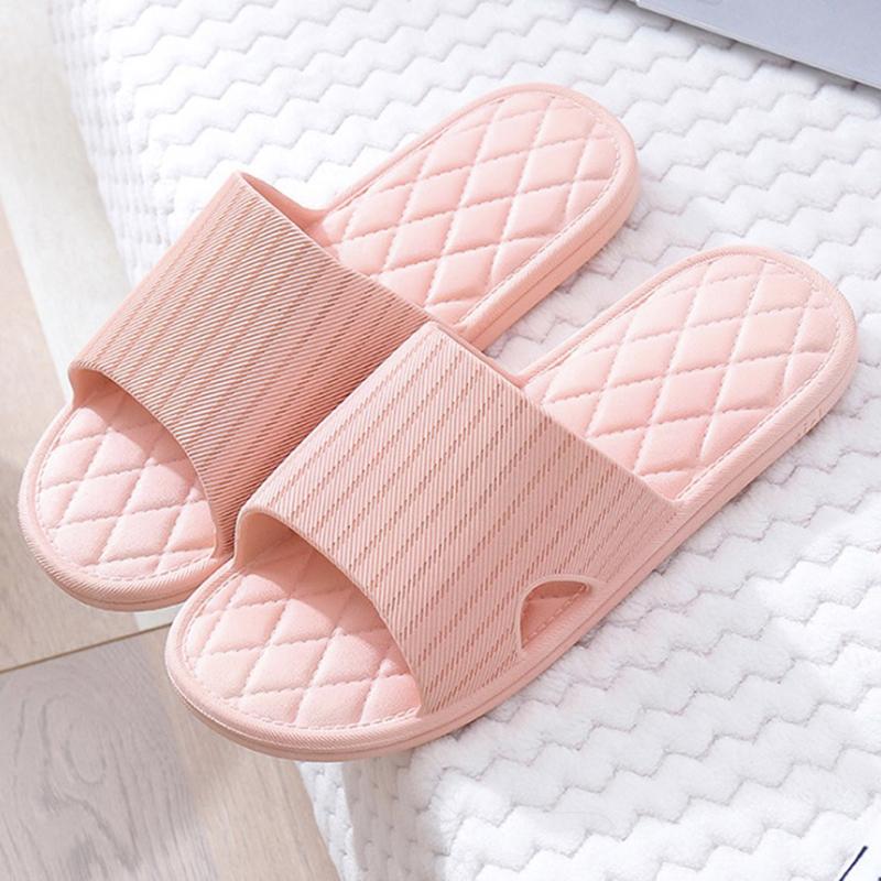 Women Slippers Summer Floor Flat Shoes Candy Colors Indoor Flip Flops Non-Slip Bathroom Home Female Beach