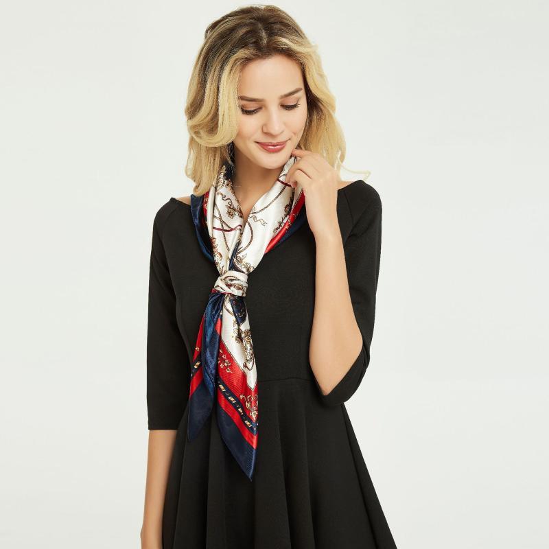 Scarves Scarf 100% Silk Feeling Wraps Headscarf Female Bufanda Mujer Echarpes Coverups Hijabs Bufand De Seda Foulard En Soie Solar Playa