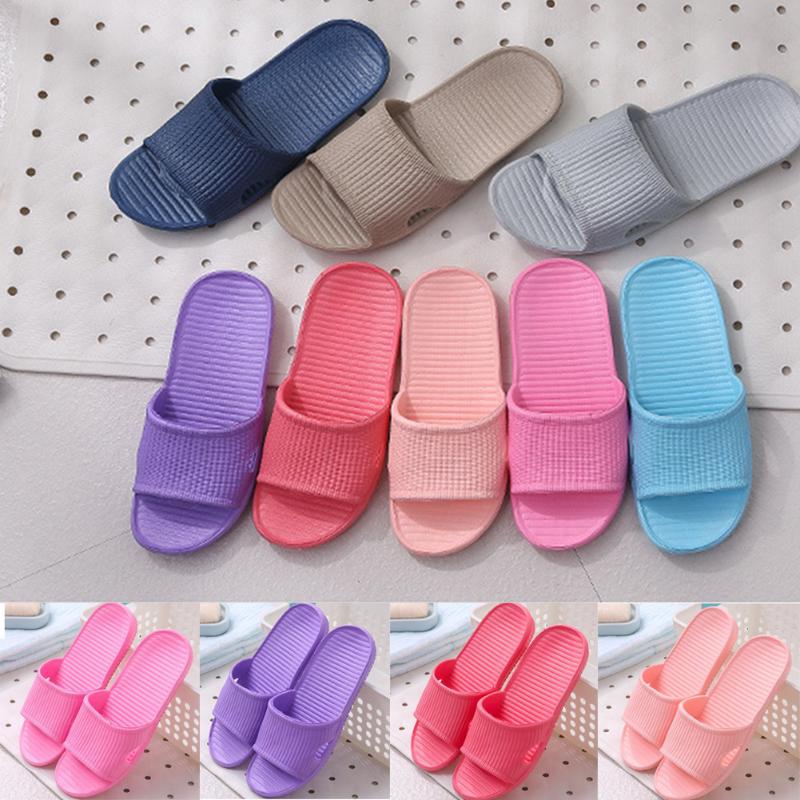 Slippers EVA Female Summer Bathing Non-slip El Soft Bottom Indoor Household Women Men Flip Flop For Daily