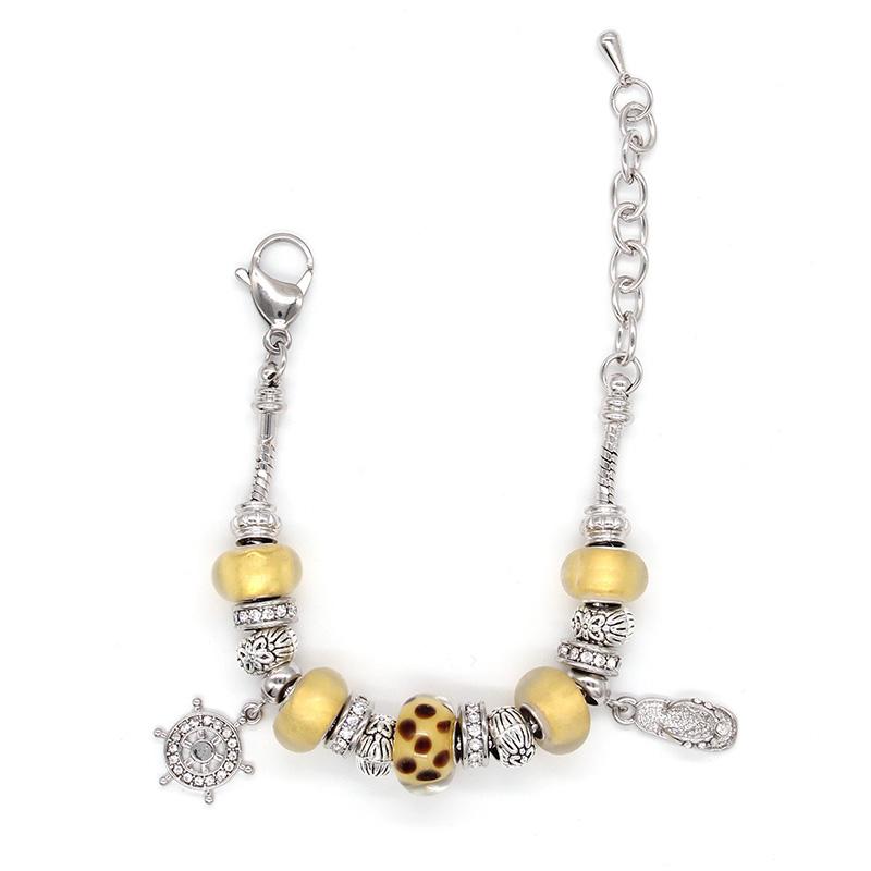 Beaded, Strands SANYU 2021 Style Christmas Gift Romantic Temperament Bracelet Little Bee Spot Lobster Buckle Women&#039;s Jewelry BR-1539