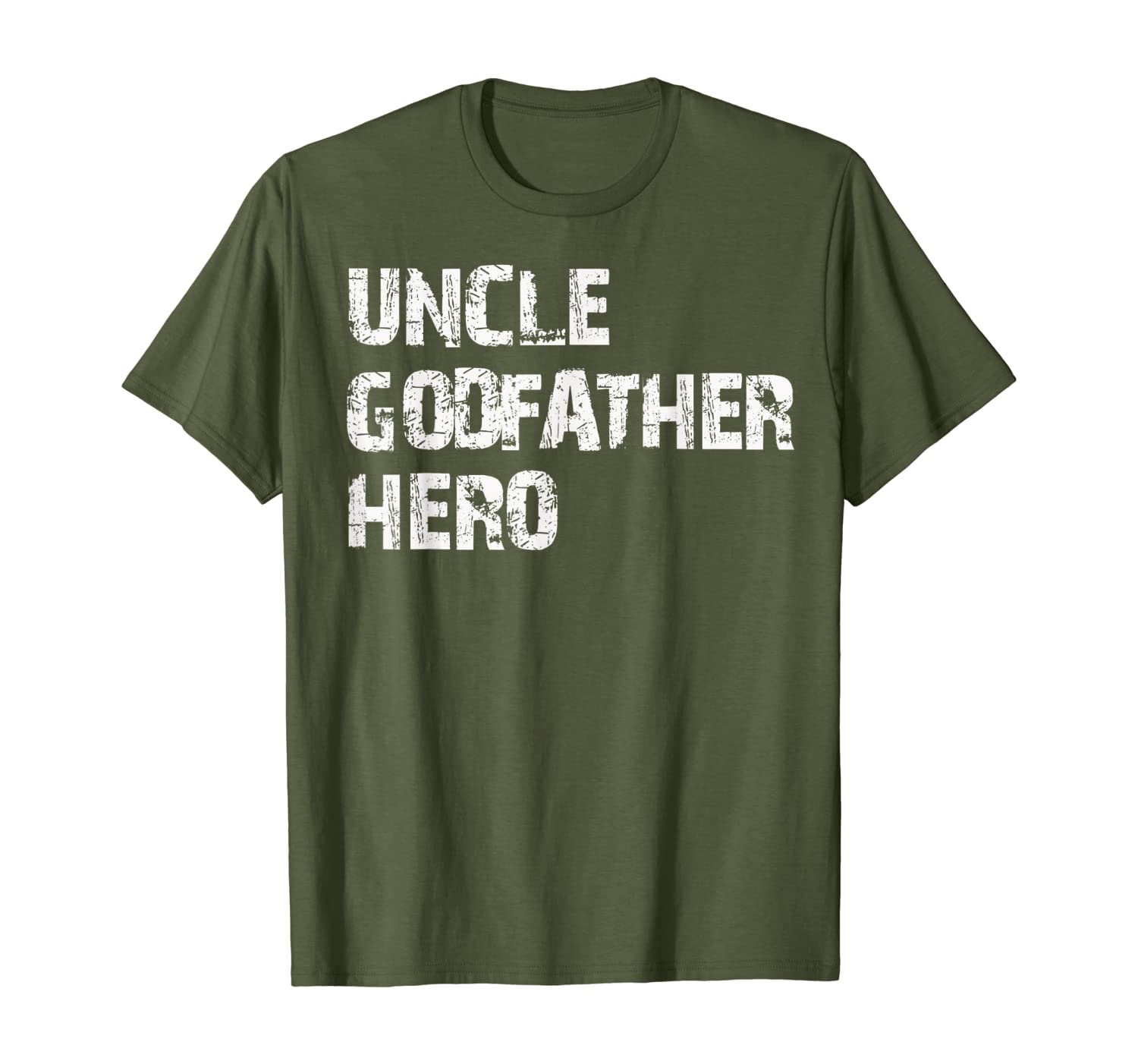 Uncle T-Shirt Cool Awesome Godfather Hero Family Gift
