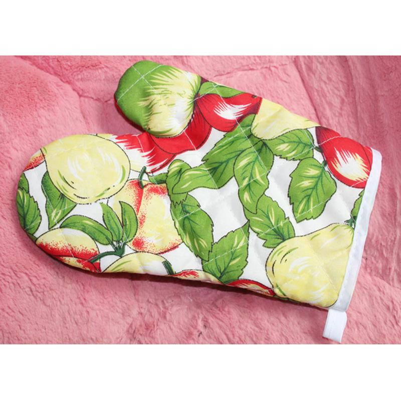 Oven Mitts 2pcs Heat Proof Glove Resistant Microwave Cooking Gloves Kitchen Potholder Surface Handler Thick