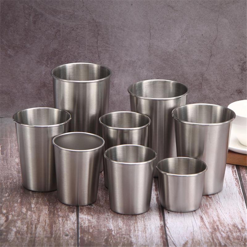 Mugs Mug Tumbler Stainless Steel Coffee Portable Beer Cup Travel Jug Milk Tea Cups Double Office Water