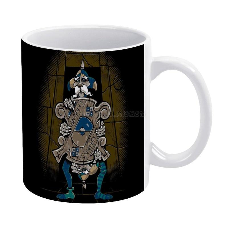 Mugs One Of Us Always Lies-Labyrinth Door-Goblin-80&#039;s Fantasy White Mug 11 Oz Funny Ceramic Coffee-Tea-Cocoa Unique Gift Labyrint