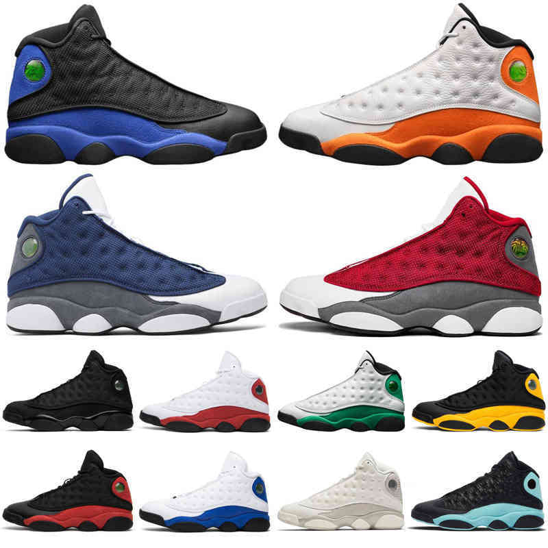 2021 Hyper Royal 13 13s jumpman men basketball shoes Red Flint Chicago Lucky Green Black Cat Phantom mens trainers sports sneakersH5PC