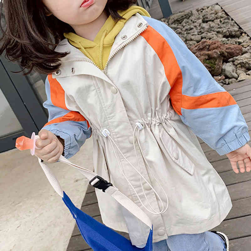 Women&#039;s Cape Spring Summer Coat Girl Clothing Jacket For Girls Windbreaker Children Clothes Outerwear Kid 16Y9