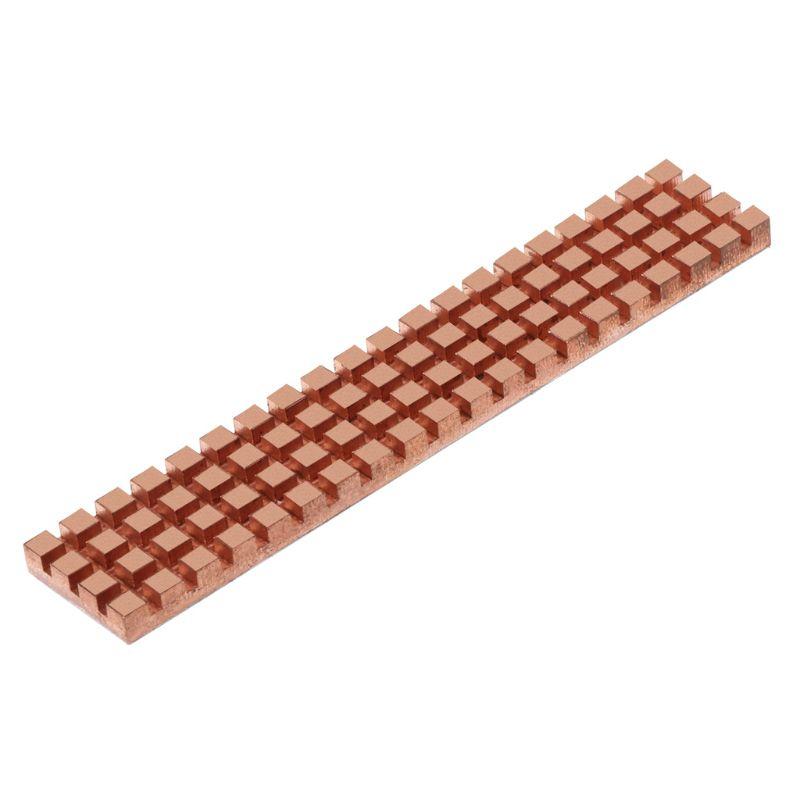 Laptop Cooling Pads 97x18MM Pure Copper Thin Heatsink Thermal Pad For M.2 22110 PCI-E NVME SSD Radiator With Conductive H58A