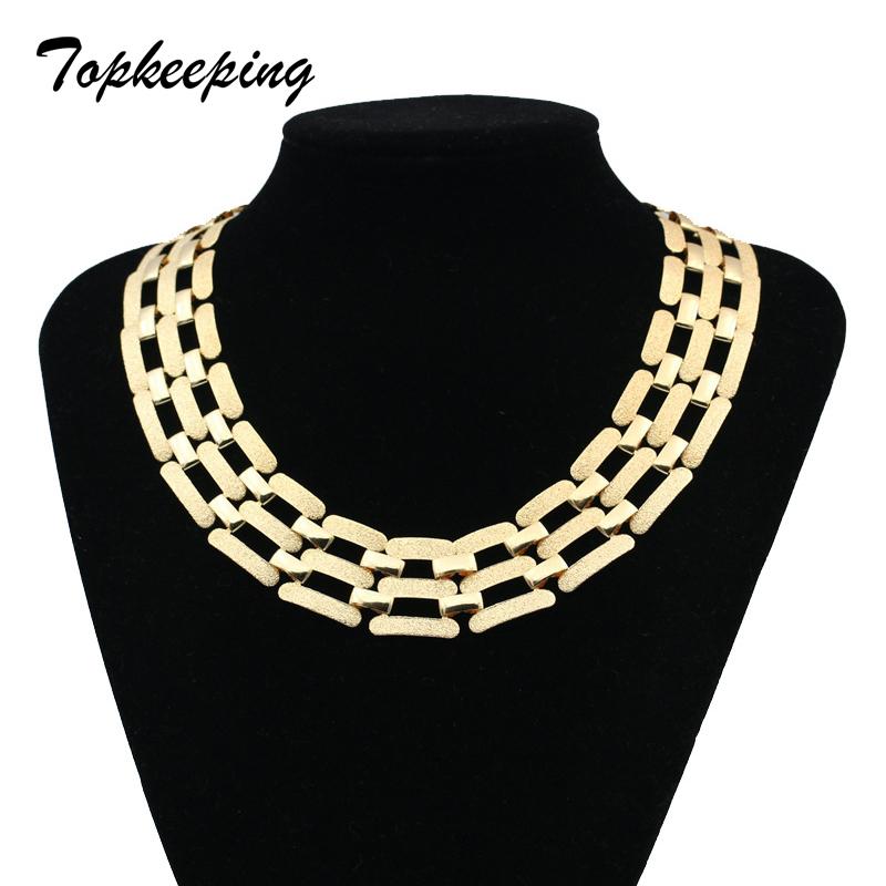 Chokers Rock Punk Street Style Chunky Jewelry Matte Texture Alloy Collar Anniversary Party Gifts Sale Necklace For Women Fashion