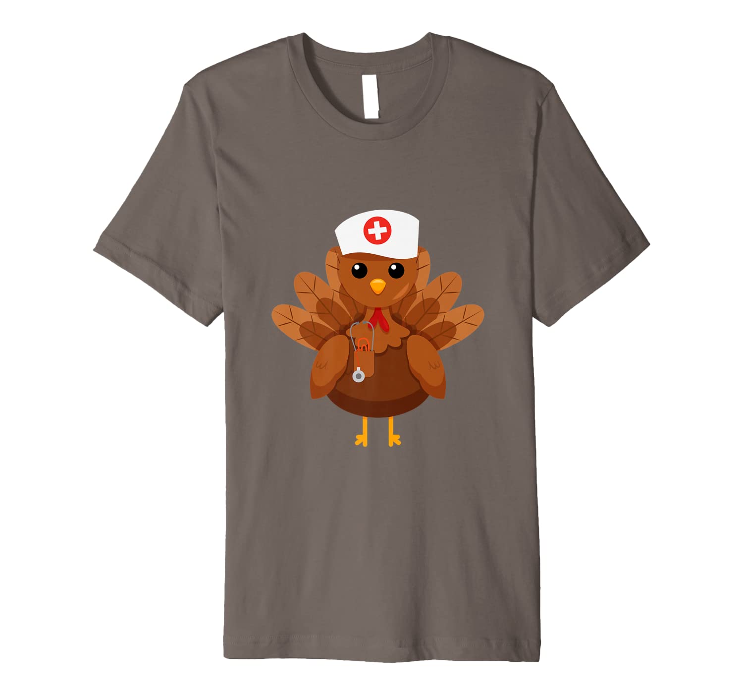 Thanksgiving Nurse Turkey Cute Family Gift Men Women Funny Premium T-Shirt