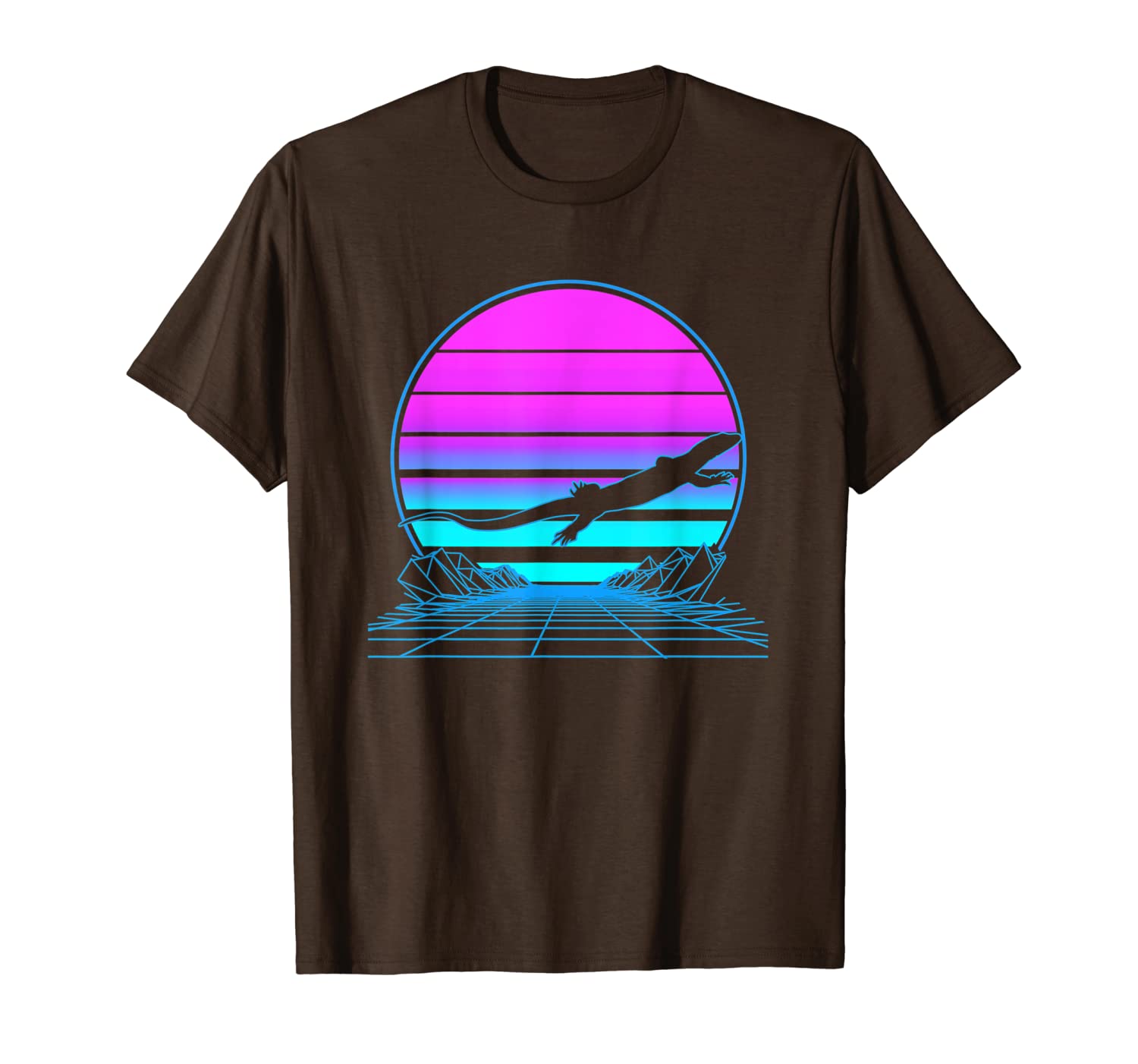 Monitor Lizard Pastel Goth Vaporwave T-Shirt
