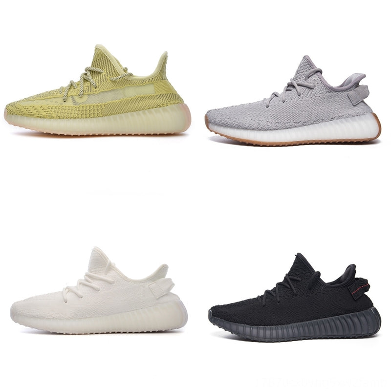 LcB5m reflective earth Oreo desert Shoes 350 350 zebra clay shoe KanyeWest vRunner RunningZyon Yecheil Black Static men women sports