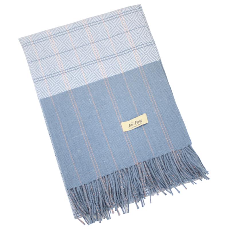 Scarves Large Winter Women Cashmere Shrugs Scarf Hijab Warm Plaid Tassle Shawl Wraps Two-Tone Sjaals Bufandas Mujer Szalik Cape