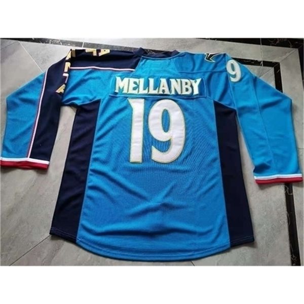 37403740rare Hockey Jersey Men Youth women Vintage Thrashers #19 Scott Mellanby Size S-5XL custom any name or number
