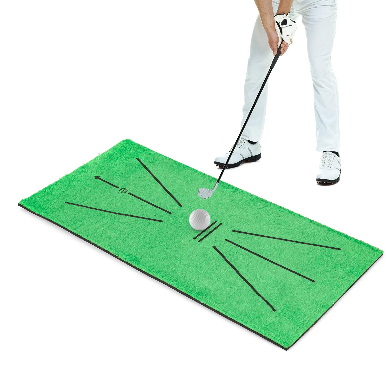 Mini Golf Course Training Swing Detection Mat Batting Golfer Practice Trainer Aid Cushion Outdoor Sports Accessories Game Gifts