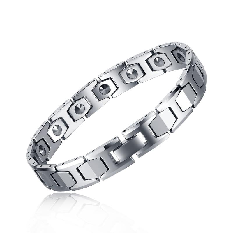 Link, Chain Mesinya 99.99% Germanium Beads Tungsten Steel Healthy Therapy Bracelet For Man Woman Lovers