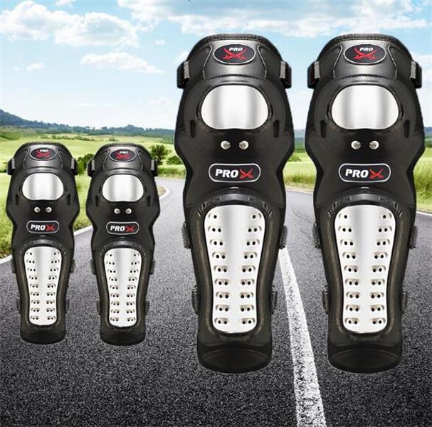 Motorcycle protective equipment, four-piece armor knee pad and elbow pads