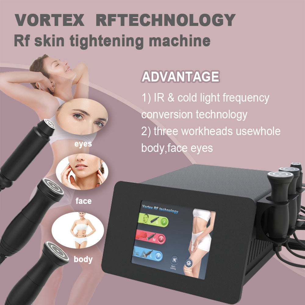 Stationary Effective result Quantum vortex RF facial machine radio frequency slimming equipment for Beauty Center