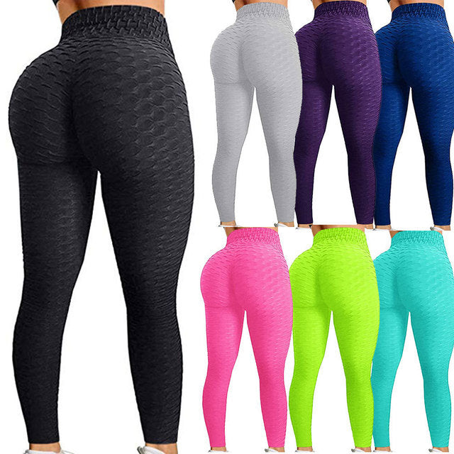 Women&#039;s Tracksuits Red Leggings of Amazon Europe and America cross border network show thin, close fitting, breathable, hip lifting sweat
