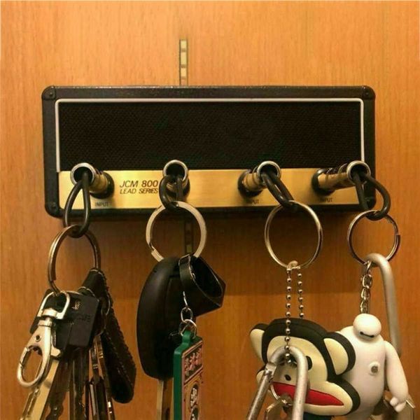 Key Storage Rock Guitar Keychain Holder Jack II Rack 2.0 Electric Key Rack Amp Vintage Amplifier JCM800 Standard Gift 210609