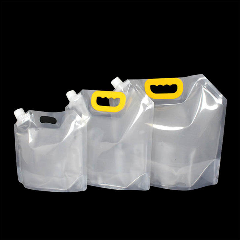 1.5-2.5-5L Stand-up Plastic Drink Packaging Bag Spout Pouch for Beer Beverage Liquid Juice Milk Coffee DIY Packaging Bag