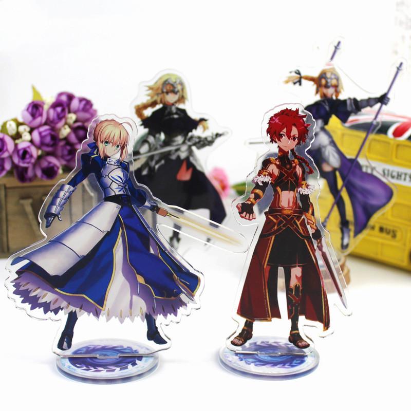 Keychains Anime Fate Grand Order Fgo Key ChainÂ Acrylic Figure Model KeychainsÂ Delicate Desk Decor Stand Sign Keyring Gift For Woman Man