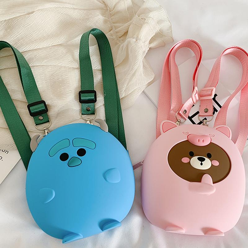 School Bags For Women 2021 Cute Fashion Zipper Kids Backpacks Soft Silicone High Quality Bag Shoulder Girls Backpack