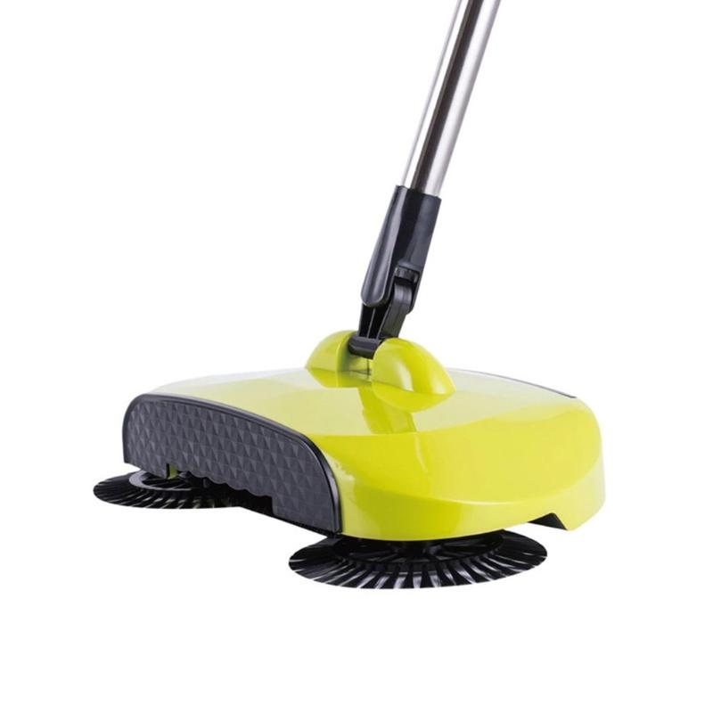 Vacuum Cleaners Cleaning Supplies Hand-Pushing Sweeper Uncharged One-Hand Operation Adjustable Rod Rubber Roller Design Sweeping Machine