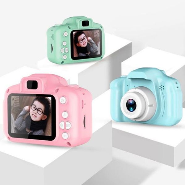 2021 HD Screen Chargable Digital Mini Camera Kids Cartoon Cute Cameras Toys Outdoor Photography Props for Child Birthday Gift