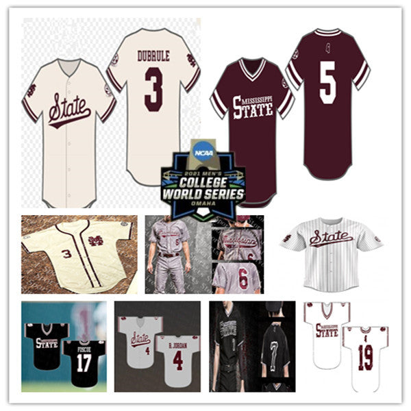 2021 College World Series Mississippi State Bulldog MSU Jersey Baseball TANNER ALLEN 4 Rowdey Jake Mangum KAMREN JAMES LUKE HANCOCK LOGAN TANNER WIL