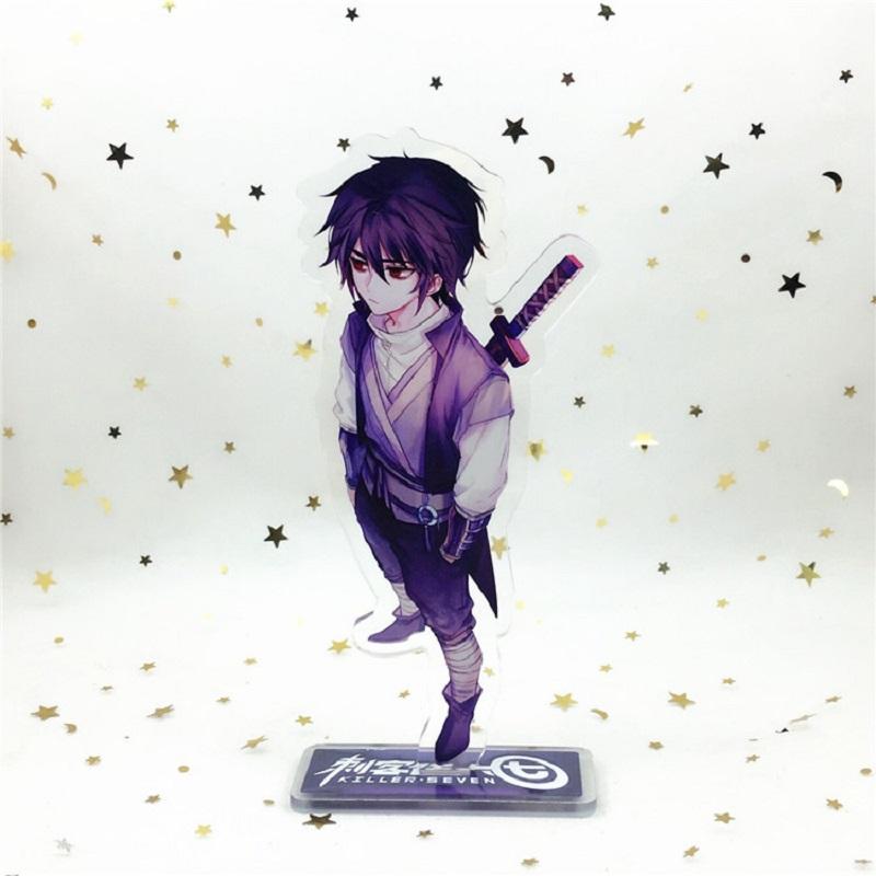 Keychains 2021 Anime Scissor Seven Child Toy Figure I&#039;m Killer Cosplay Stand Card Fashion Men Women&#039;s Gift Desks Accessory Standsing