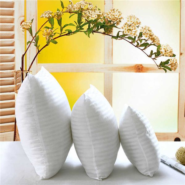 Throw Pillow Insert Cotton Cushion Pillowinner Square Sofa Pillow Core 40x40 45x45 50x50 Cm 210716