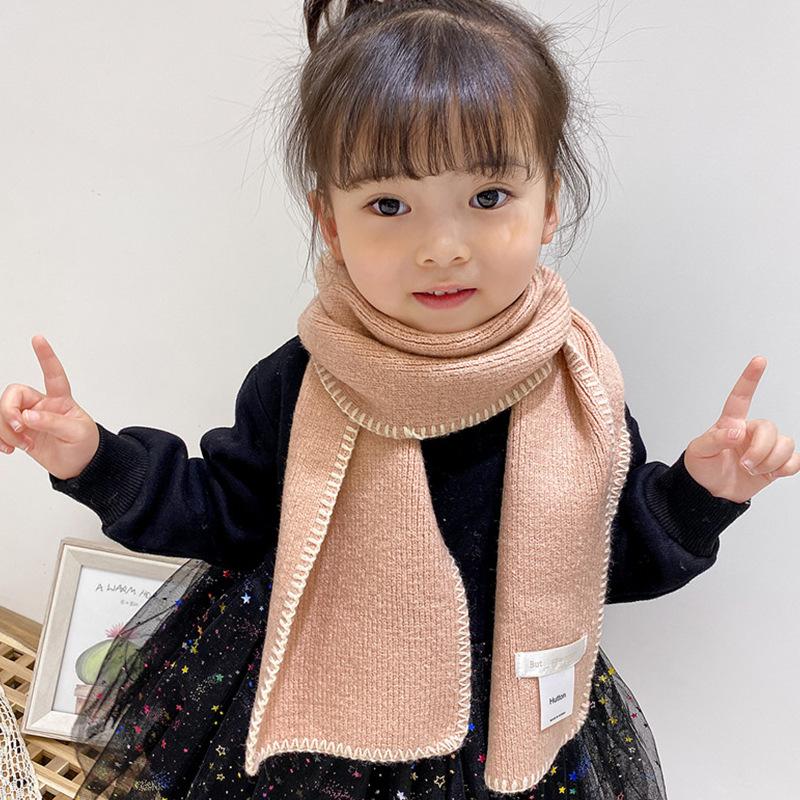 Scarves Handmade DIY Locked Knitted Scarf Men&#039;s And Women&#039;s Babies Keep Warm Children&#039;s Neck South Korean Plate Label Towel Wholesale