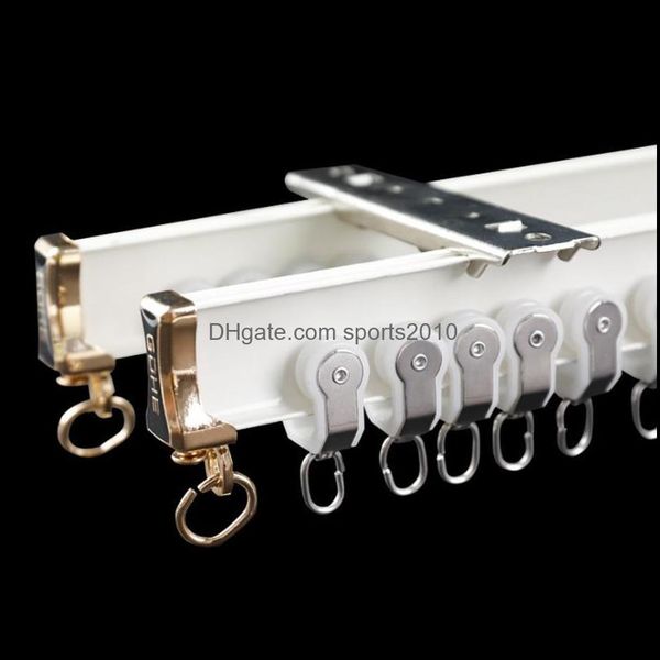 Other Decor Decor Home & Gardenaluminum Alloy Curtain Tracks Curve Rail Window Visible Durable Track Curtains Aessories Bendable Installatio