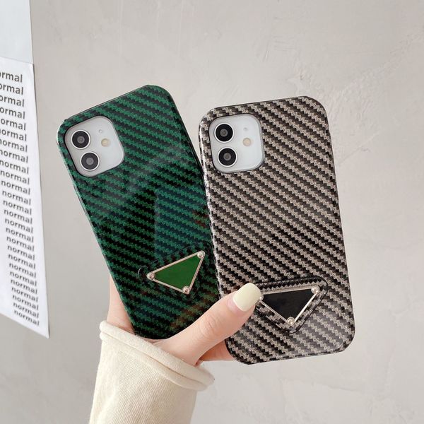 Fashion Luxury Glossy Mobile Cell Phone Cases For Iphone 12 mini 6s 7 8 Xr Xs 11 Pro Max Plus Drop-Proof Silicone Case Designer